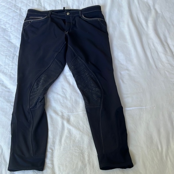 Euro-Star Navy Men’s Riding Breeches - Picture 1 of 5